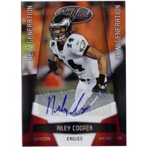 com 2010 Certified New Generation Riley Cooper Eagles Mirror Red Auto 