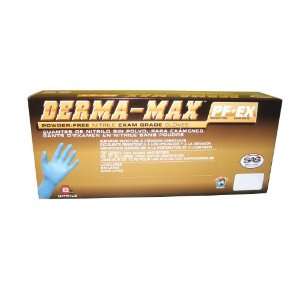 SAS Safety 6607 40 Derma Max Powder Free Exam Grade Disposable Nitrile 
