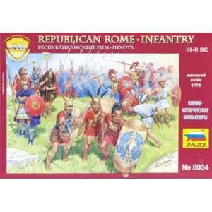    Republican Rome   Infantry III II BC (40) 1 72 Zvezda Toys & Games