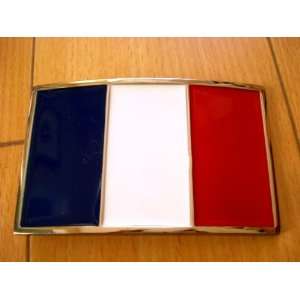  France Flag Country Belt Buckle Beauty