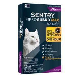   Fiproguard Max for Cats All Weights Over 12 Weeks Old