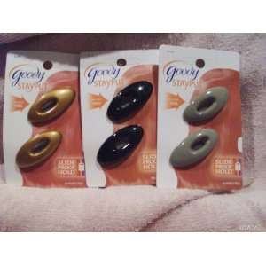  Goody Stayput Barrettes Gold 2 Pack Beauty