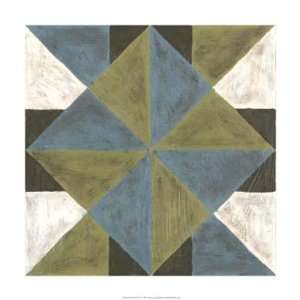 Patchwork Tile IV by Vanna Lam 24x24:  Kitchen & Dining
