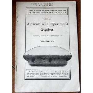   Ohio Agricultural Experiment Station, Wooster, Ohio Bulletin No. 212
