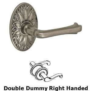  Double dummy claw foot right handed lever with oval floral 