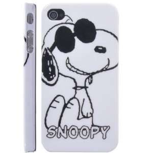  Cool Snoopy Pattern Plastic Hard Case for iPhone 4 