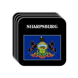 US State Flag   SHARPSBURG, Pennsylvania (PA) Set of 4 Mini Mousepad 