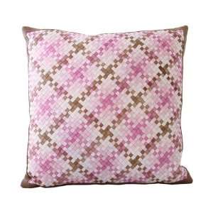  Lance Wovens Normandy Bougainvillea Leather Pillow: Home 