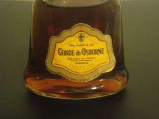 Conde de Osborne Brandy de Jerez 50ml. Miniature Glass Bottle  
