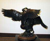 Veryl Goodnight Confrontation Signed ltd ed Bronze geese Sculpture 