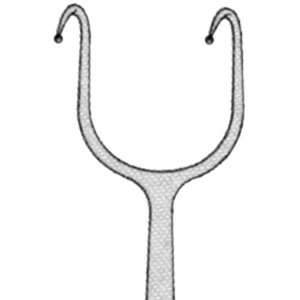  COTTLE Retractor, 6 1/2 (16.5 cm), right ball tip Health 