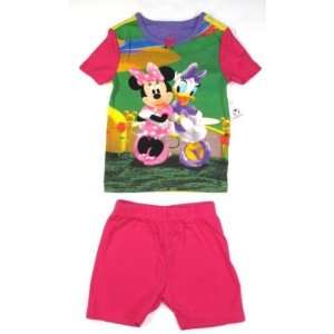  Minnie & Daisy Short Pajamas Set   2T 