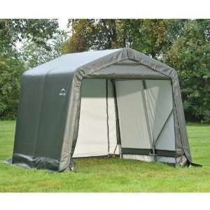   12 x 8 Peak Style Shelter, Green Cover Patio, Lawn & Garden