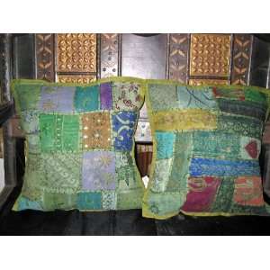    work Sari Toss Pillow Cushion Covers 
