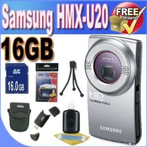  Samsung HMX U20 Ultra Compact Full HD Camcorder (Silver 