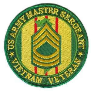  US Army Master Sergeant Vietnam Veteran Patch Everything 