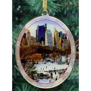   City Christmas Ornament   Wollman Rink in Central Park