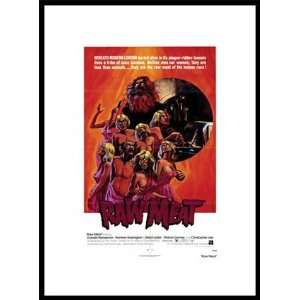 Raw Meat Movies Framed Poster Print, 16x22 