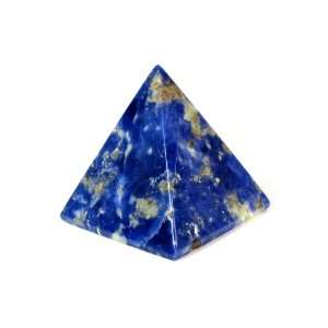  Sodalite Semi Precious Gemstone Power Pyramid from Peru, 2 