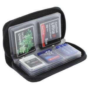 Memory Card Storage Carrying Case Holder Wallet For CF/SD/SDHC/MS/DS 