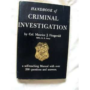  Handbook of Criminal Investigation Books