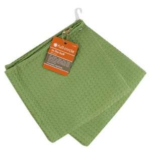 In the Buff Dish Towel, Green. This multi pack contains 2 