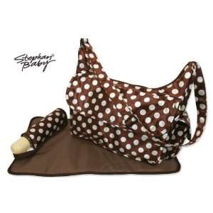  Stephan Baby Brown Dots Diaper Bag: Baby