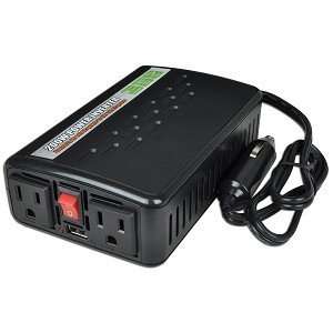  200 Watt DC to AC Mobile Power Inverter w/USB Car 