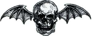    Avenged Sevenfold Music Band Patch   Winged Skull Logo: Clothing