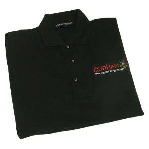 Short Sleeved Where Great Things Happen Polo (Black)  