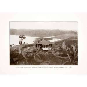  1926 Print Agua Clara Reservoir Lake Dam Gatun Water Works 