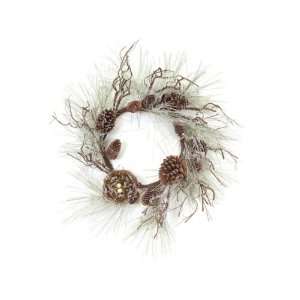   Pine Cone Christmas Twig Wreaths with Birds Nests 20