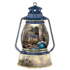 Thomas Kinkade Sea of Tranquility Lighthouse Musical Lantern  