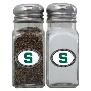   State Spartans NCAA Logo Salt/Pepper Shaker Set: Sports & Outdoors