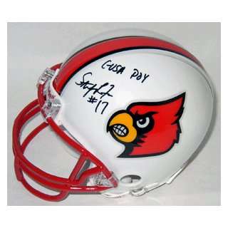   Louisville Cardinals Mini Helmet with CUSA POY