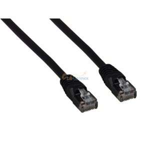 2ft Cat6 550 MHz UTP Snagless Patch Cable, Black 