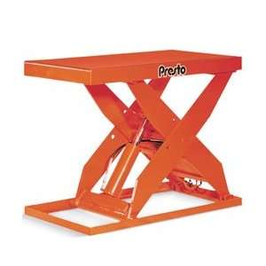 PRESTO Stationary Scissor Lift Tables   Orange  Industrial 