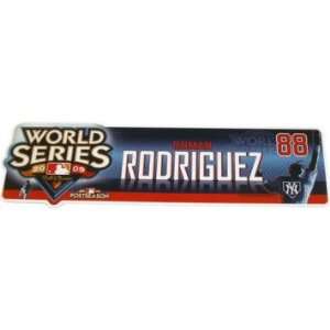  Roman Rodriguez #88 2009 Yankees World Series Locker Room 