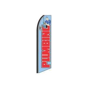  Plumbing Extra Wide Swooper Feather Business Flag: Office 