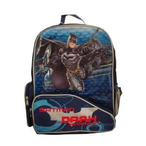   Dark Knight Small School Backpack w/ Water Bottle   Red: Toys & Games