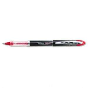   Elite Roller Ball Stick Water Proof Pen, Red Ink, Super Fine SAN69022