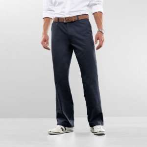 Dockers Mens Soft Khaki D3 Classic Fit Flat Front Pant, (Navy)Size 