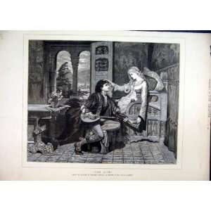    1881 Romance Music Man Woman Herbert Schmalz Print