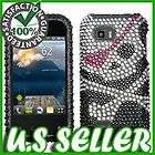 PURPLE ZEBRA BLING HARD CASE FOR SANYO INNUENDO 6780 PROTECTOR SNAP ON 