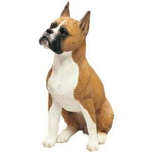  Sandicast Midsize Boxer Dog Figurine   Fawn