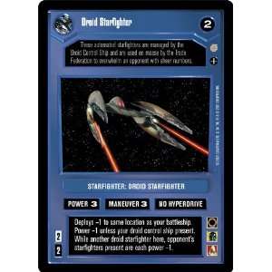  Star Wars CCG Coruscant Common Droid Starfighter Toys 