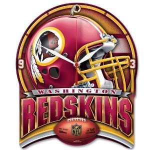    NFL Washington Redskins Hi Def Wall Clock: Sports & Outdoors