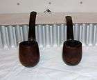 two vintage smoking pipes arlington custom deluxe imported briar 