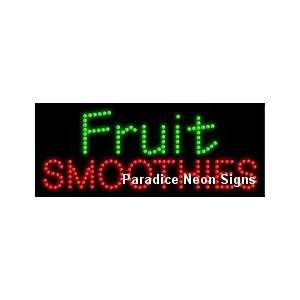  Fruit Smoothies LED Sign 11 x 27
