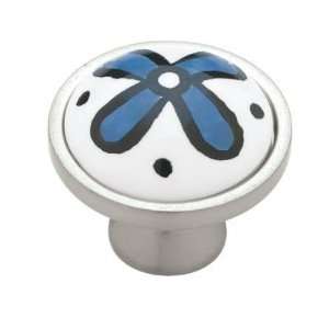   Hardware PBF355Y B C 35mm Ceramic Flower Insert Knob